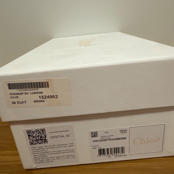 Chloe Brown Leather Loafers - Picture 4 of 4